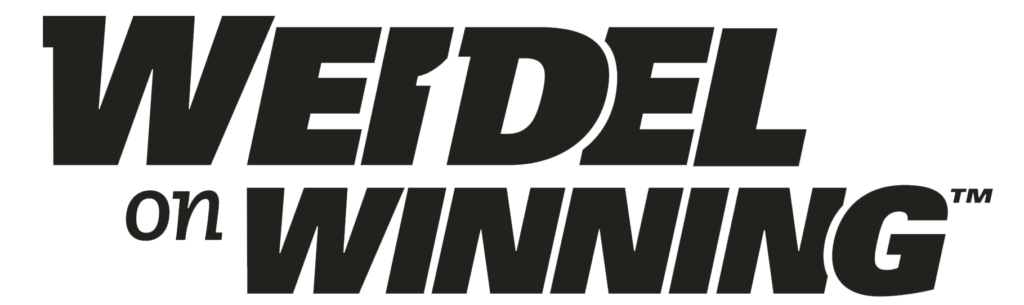 Weidel on Winning Logo in Black